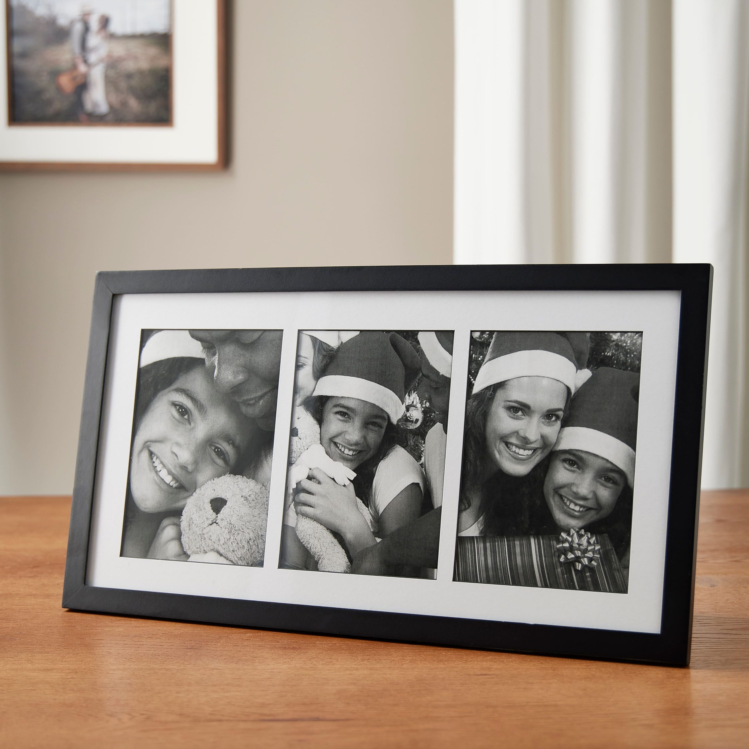 Simply Essentials™ 3 Opening Black Collage Frame with Mat by Studio Décor® - Image 2