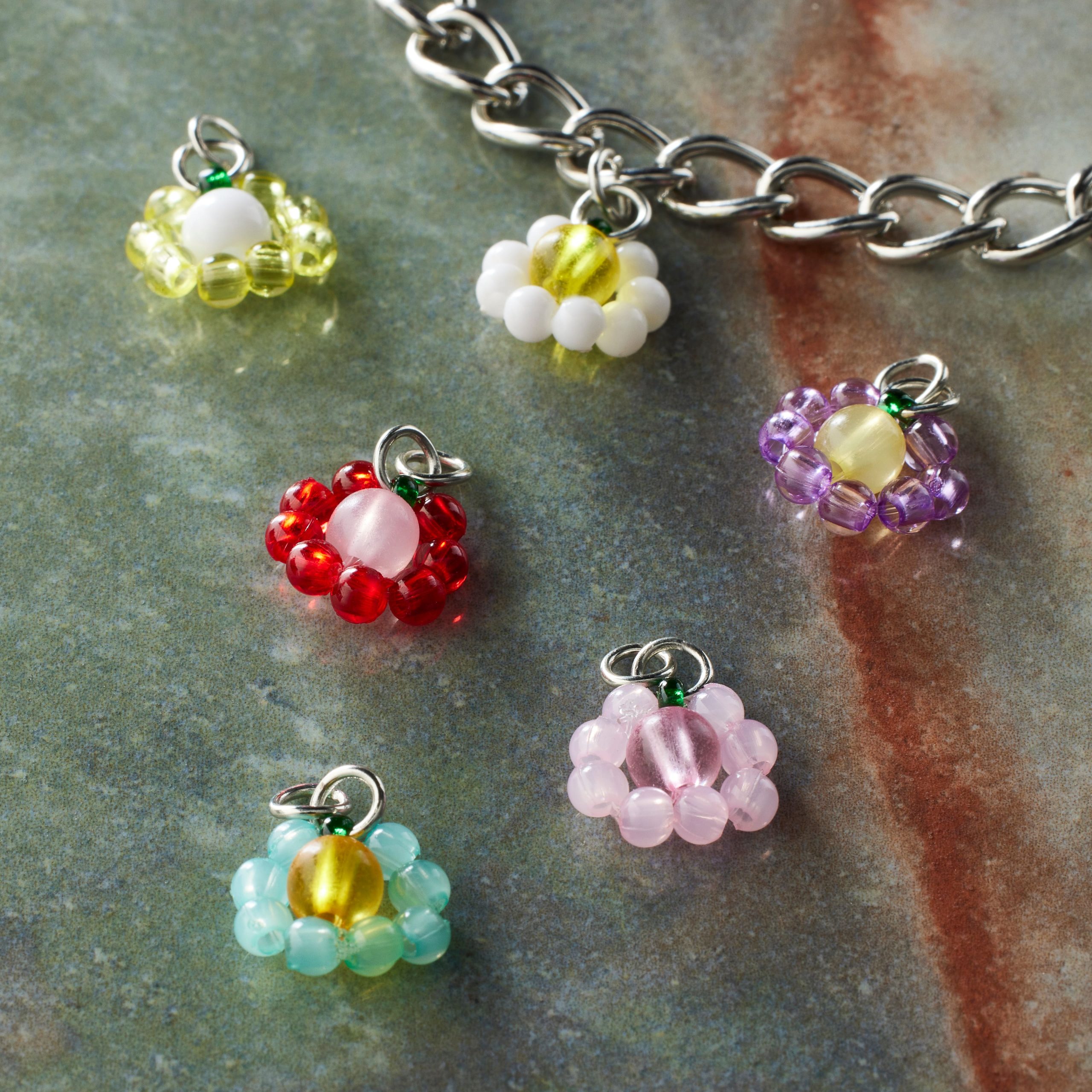 Seed Bead Flower Charms by Bead Landing™ - Image 2